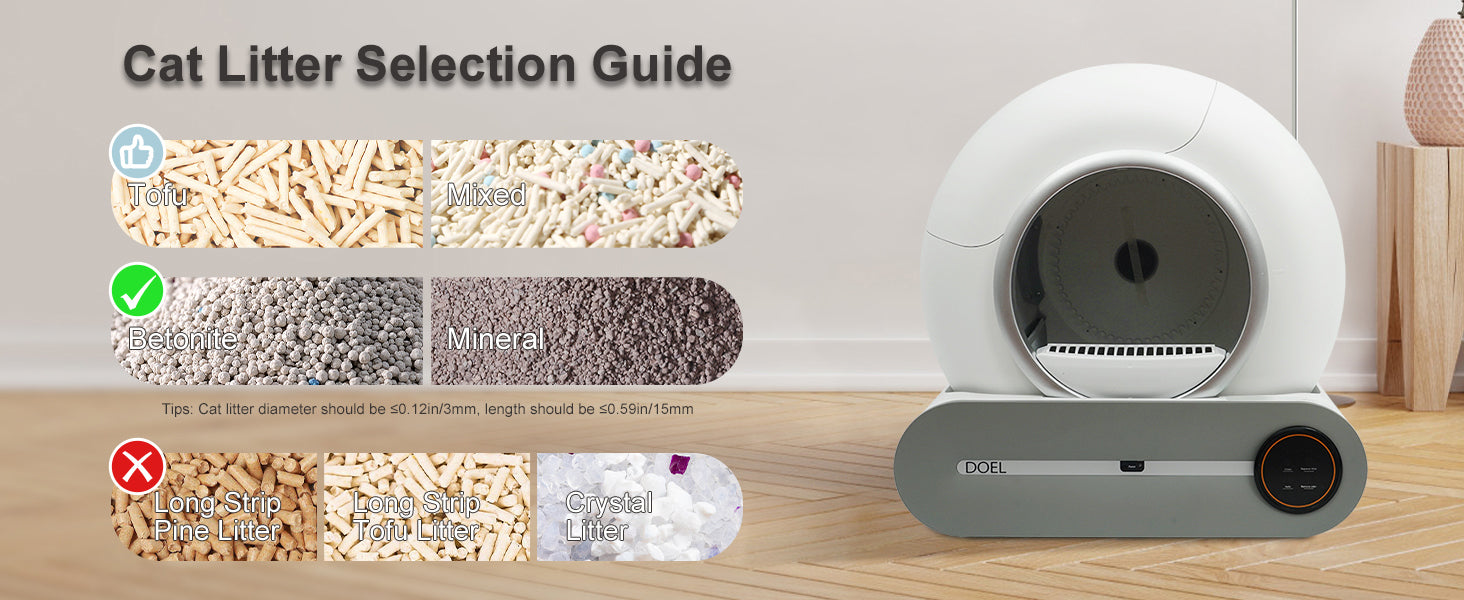 65L Self-Cleaning Cat Litter Box – Automatic, Smart App Control - COOLCrown Store