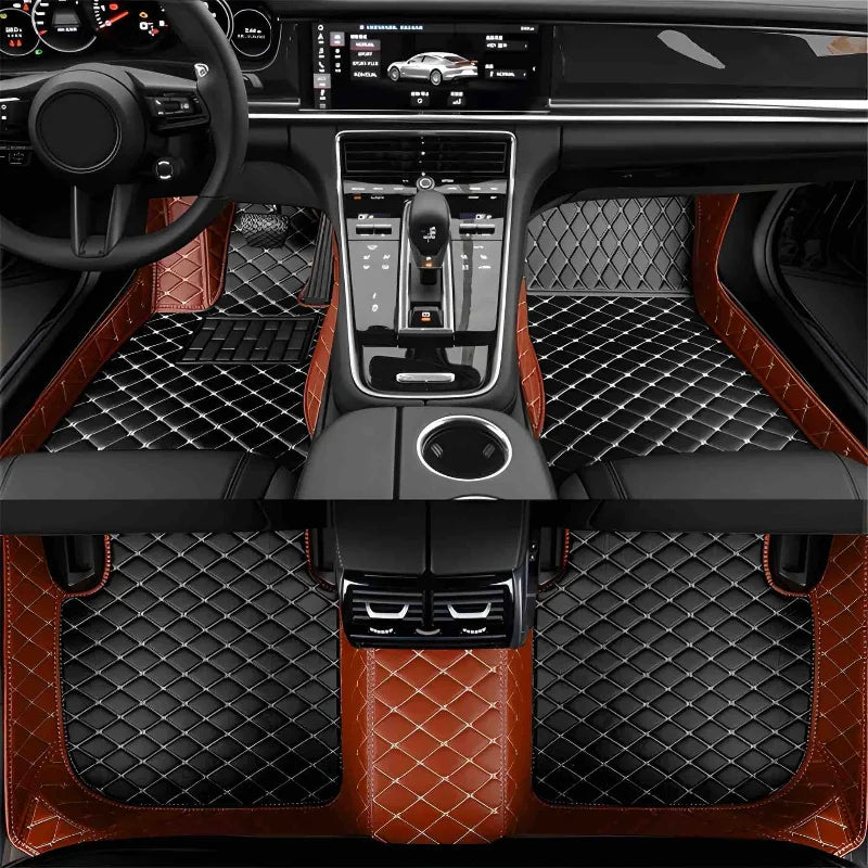 Premium Custom Luxury Car Floor Mats – Waterproof, Full Set for All Car Models - COOLCrown Store