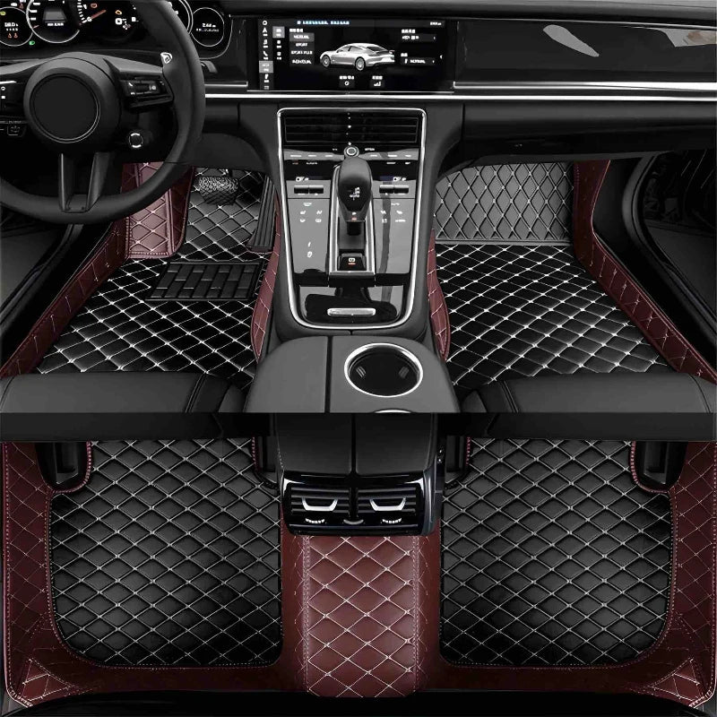 Premium Custom Luxury Car Floor Mats – Waterproof, Full Set for All Car Models - COOLCrown Store