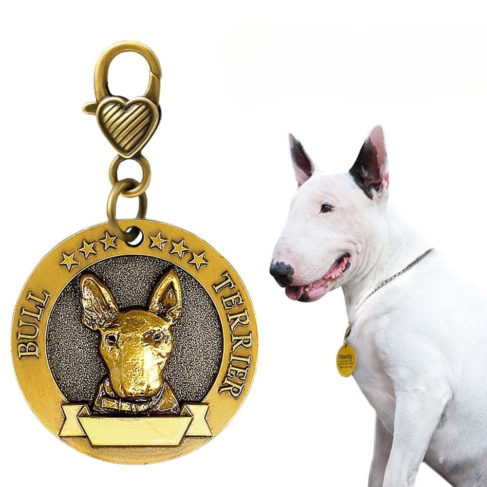 Unique Personalized Engraved Pet Cat Dog ID Tag - COOLCrown Store