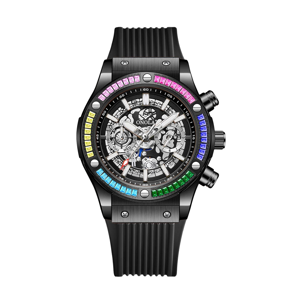 Luxury Mechanical Watch Men Waterproof Luminous Sports Design - COOLCrown Store