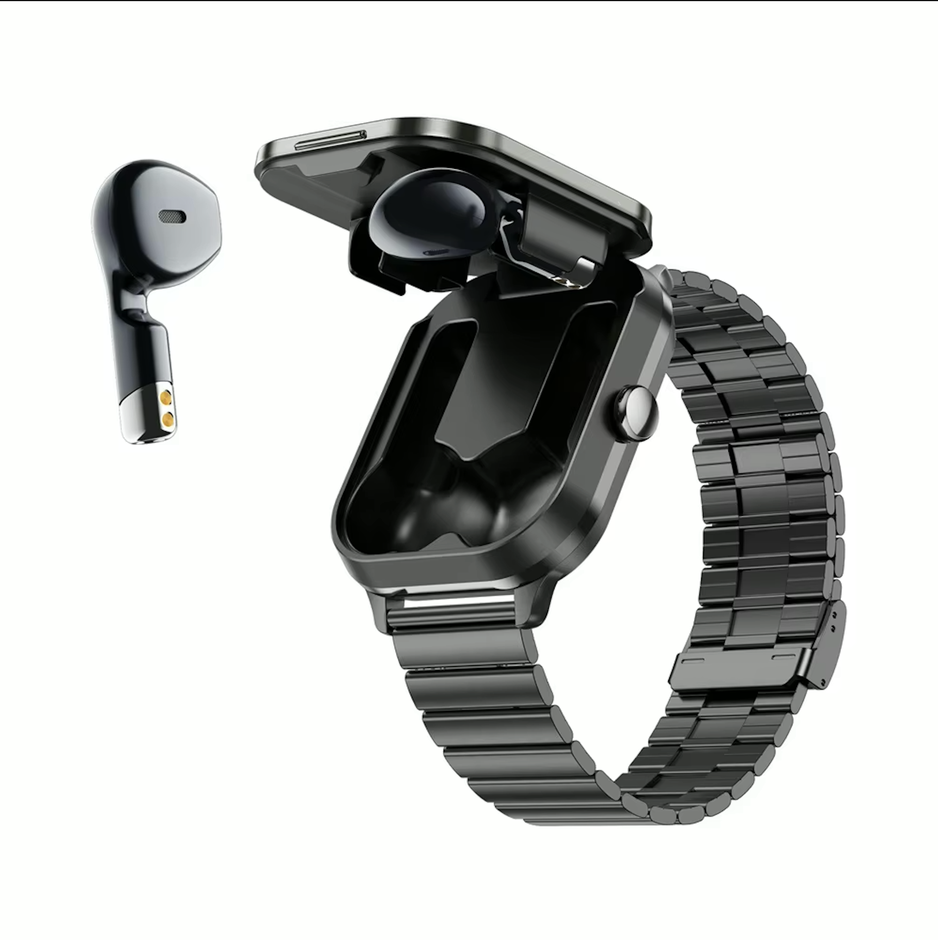 Smart Watch With Bluetooth Earphones - COOLCrown Store