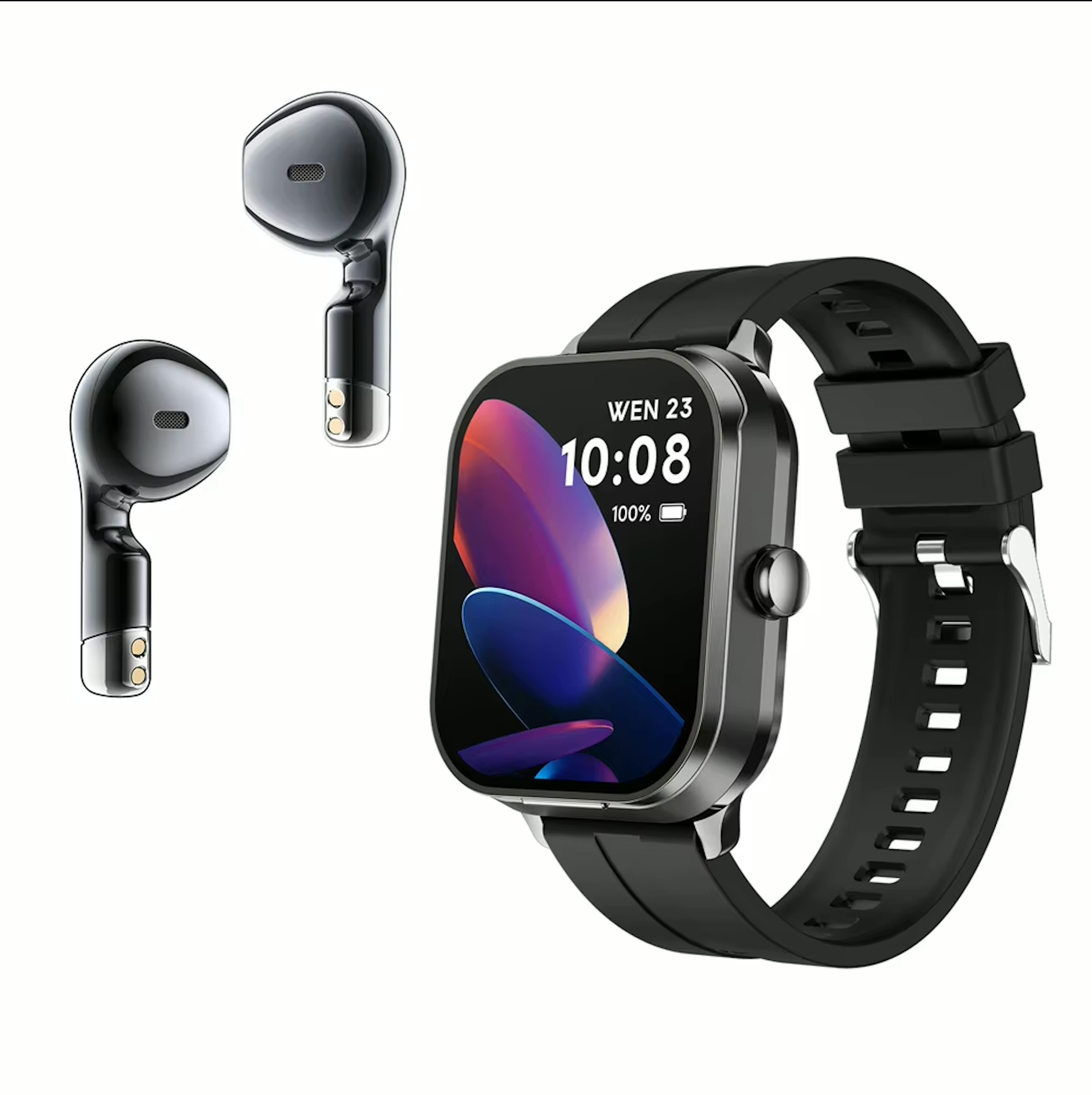 Smart Watch With Bluetooth Earphones - COOLCrown Store