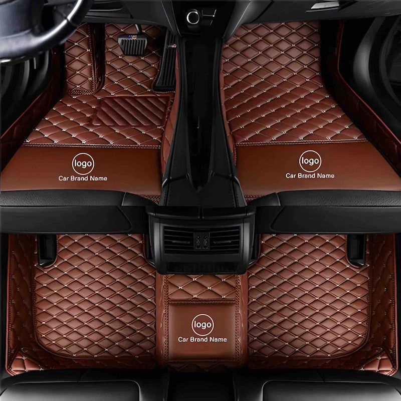 Premium Custom Luxury Car Floor Mats – Waterproof, Full Set for All Car Models - COOLCrown Store