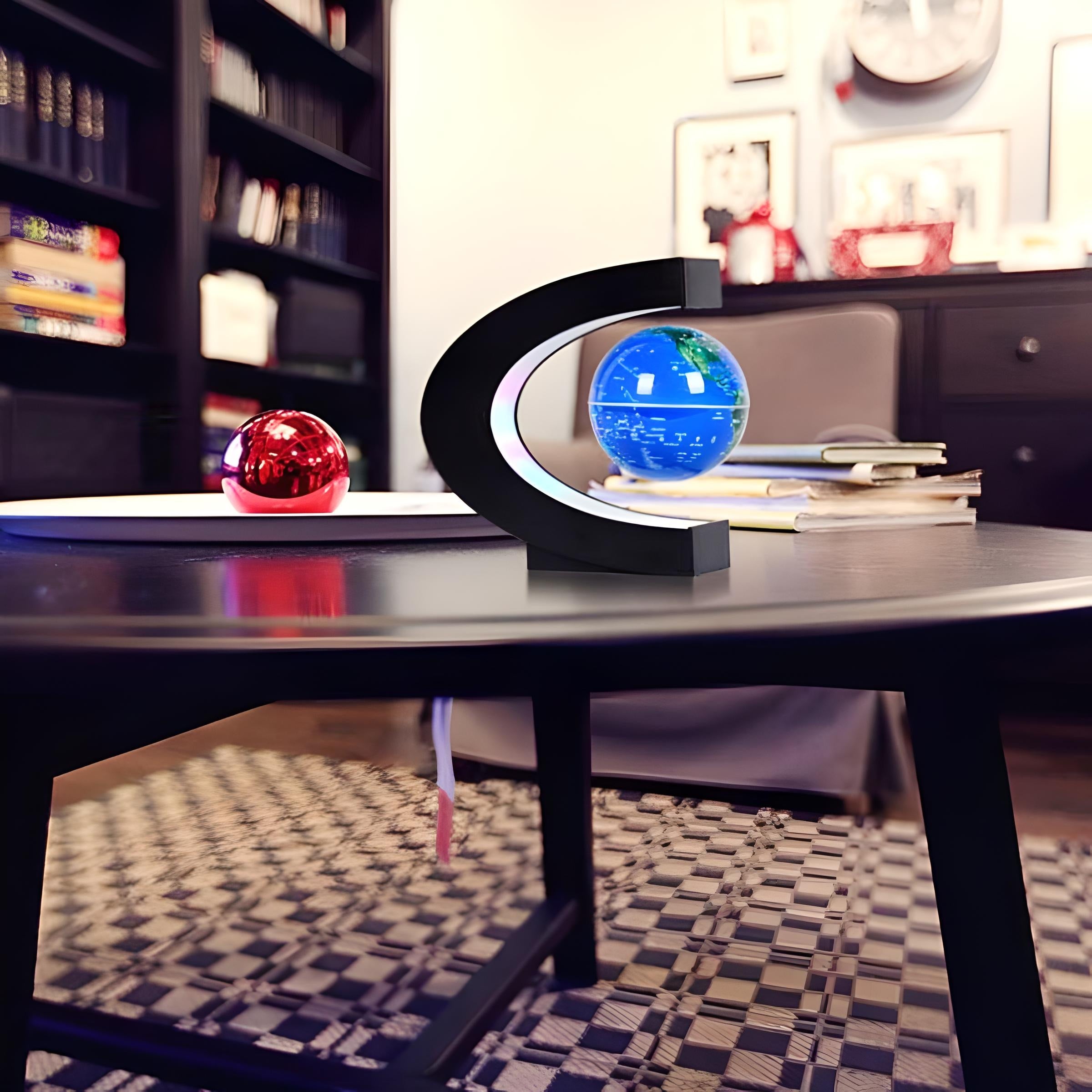 Floating Globe with LED Light – Magnetic Desk Lamp World Decor - COOLCrown Store