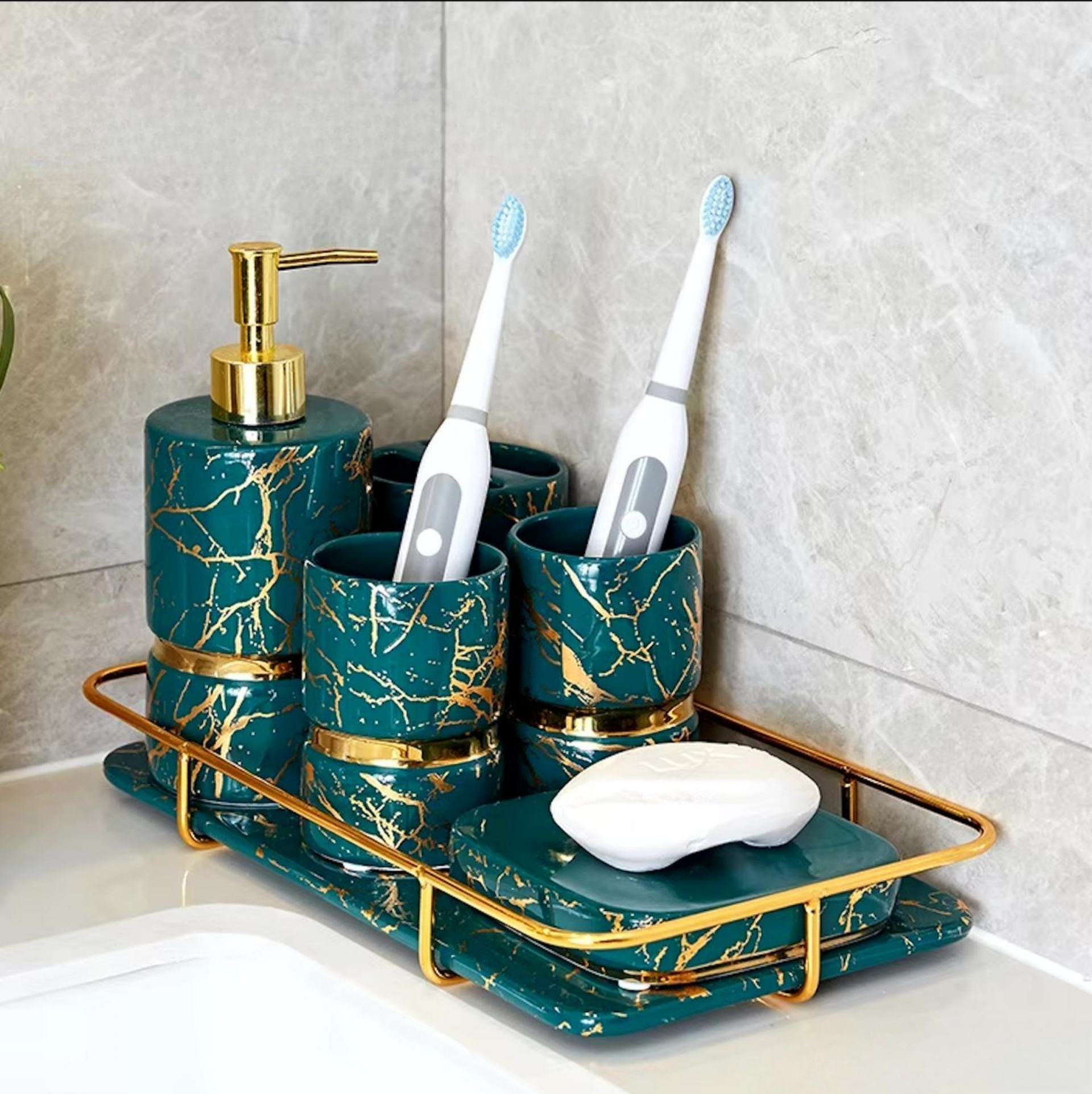 Nordic Ceramic Bathroom Storage Accessories - COOLCrown Store