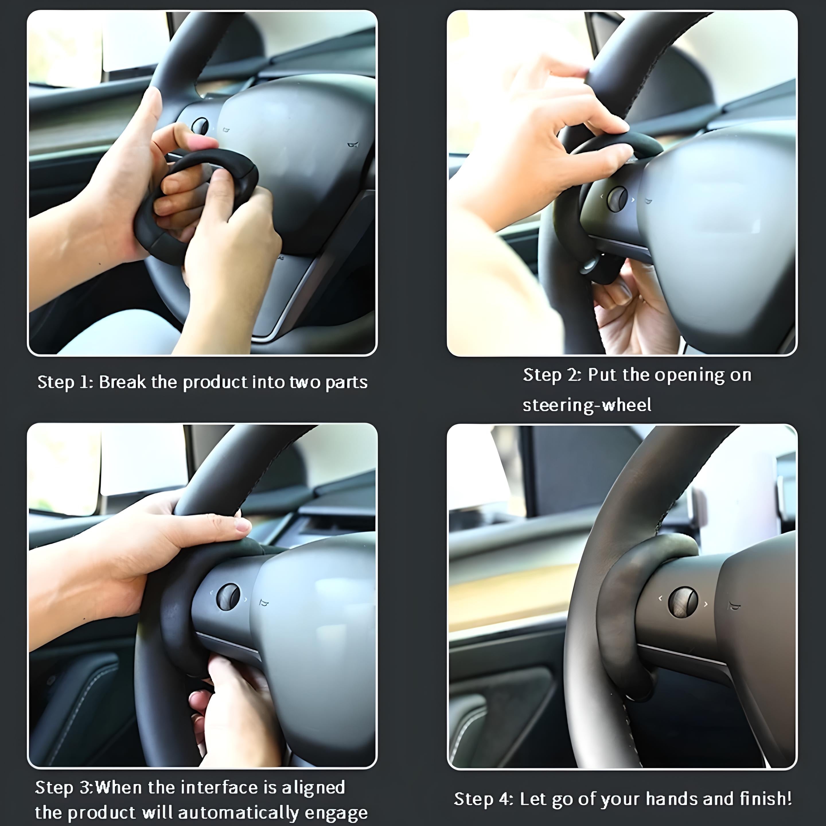 Driving Steering Wheel Holder For Tesla Model 3 Y S X - COOLCrown Store