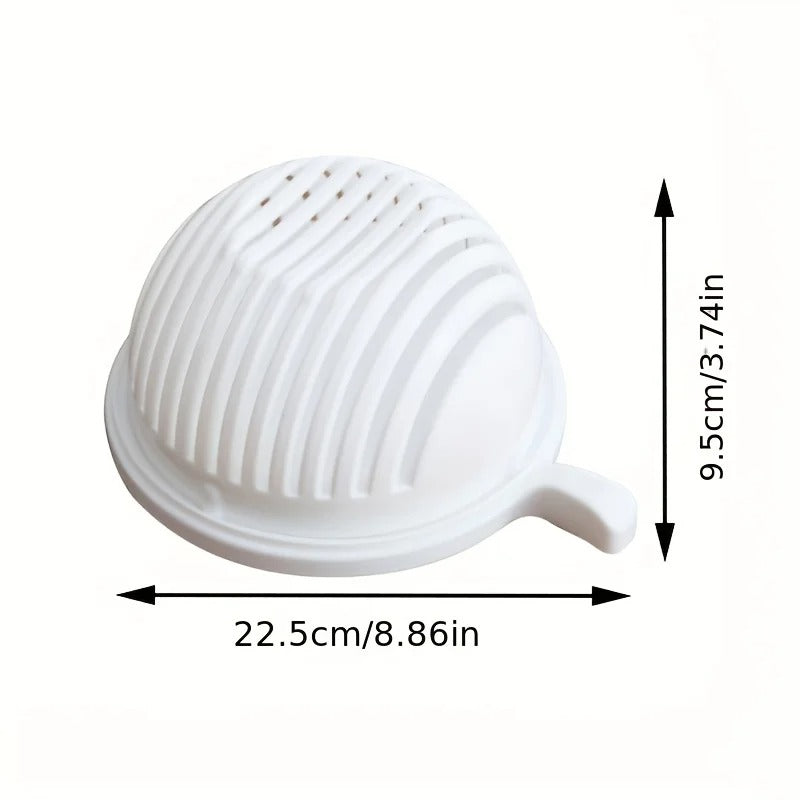 60 Seconds Salad Cutting Slicer Bowl