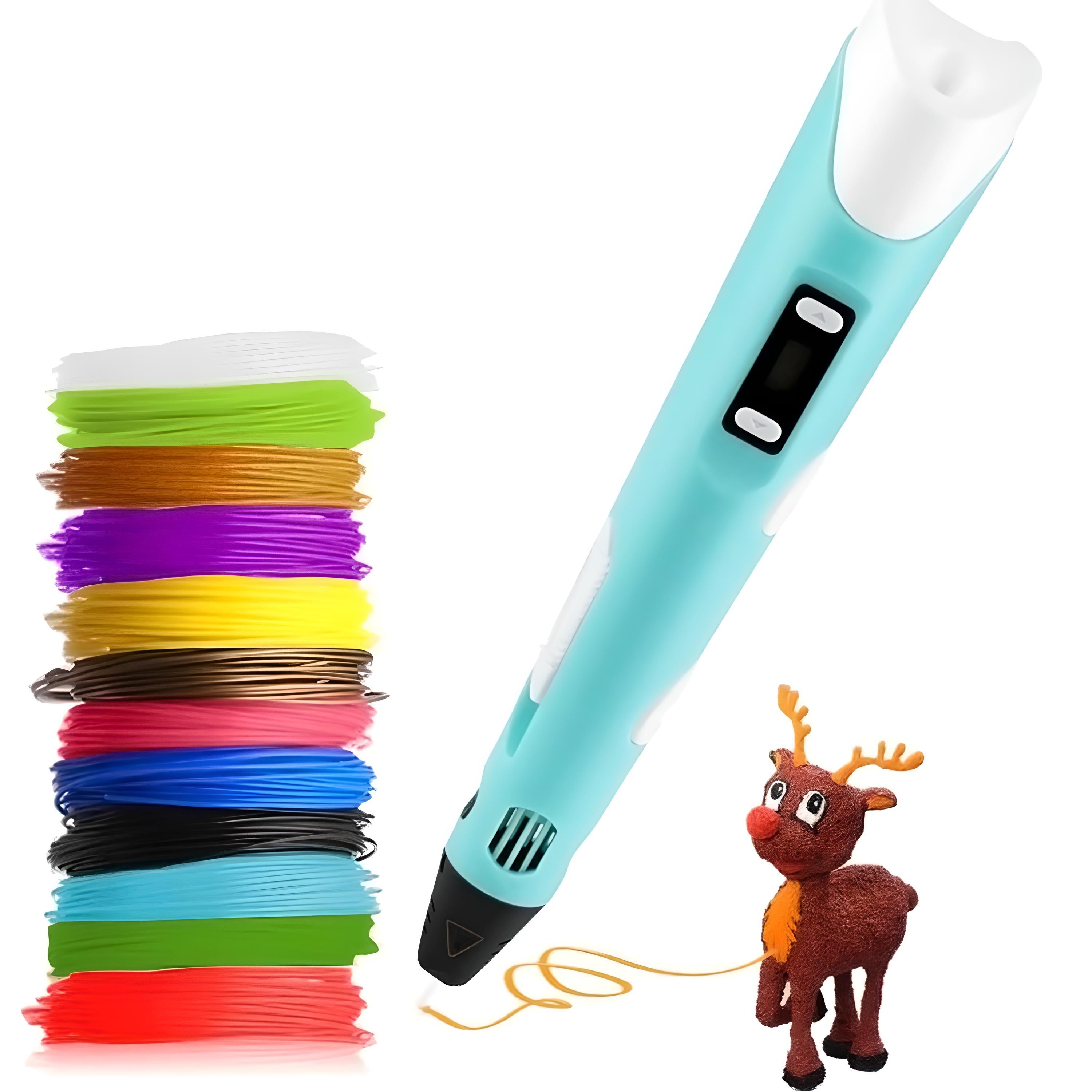 Safe 3D Pen For Children’s Drawing With 200M PLA Filament - COOLCrown Store