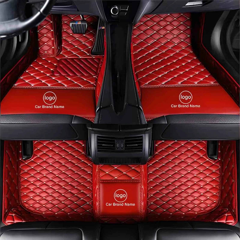 Premium Custom Luxury Car Floor Mats – Waterproof, Full Set for All Car Models - COOLCrown Store