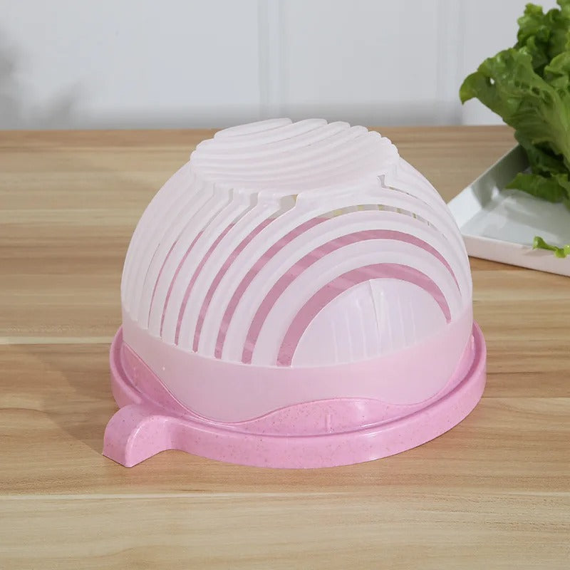 60 Seconds Salad Cutting Slicer Bowl