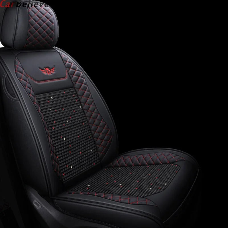 Leather Car Seat Cover - COOLCrown Store