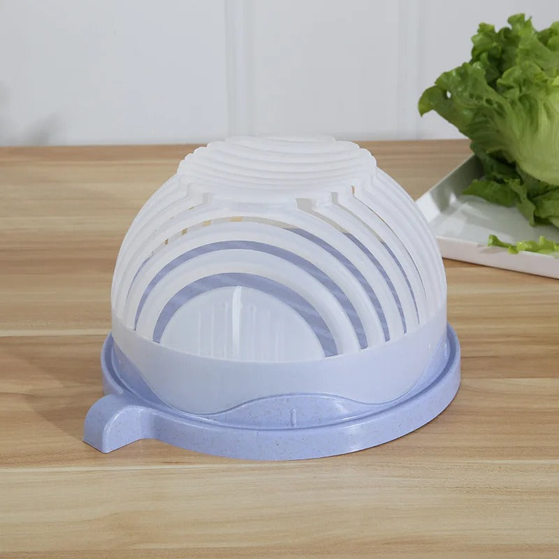 60 Seconds Salad Cutting Slicer Bowl