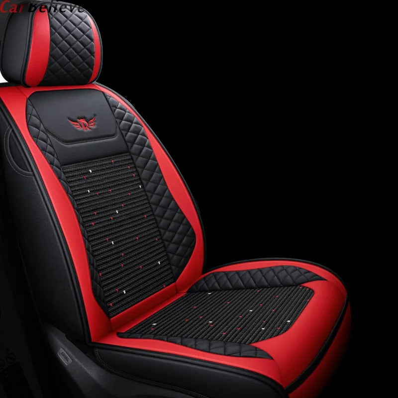 Leather Car Seat Cover - COOLCrown Store