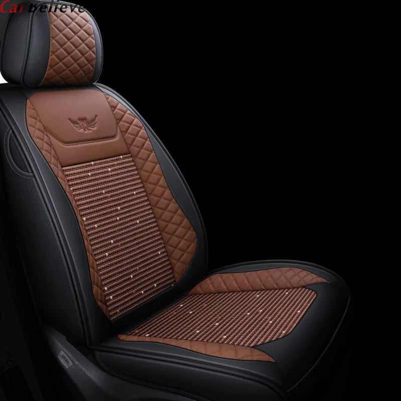 Leather Car Seat Cover - COOLCrown Store