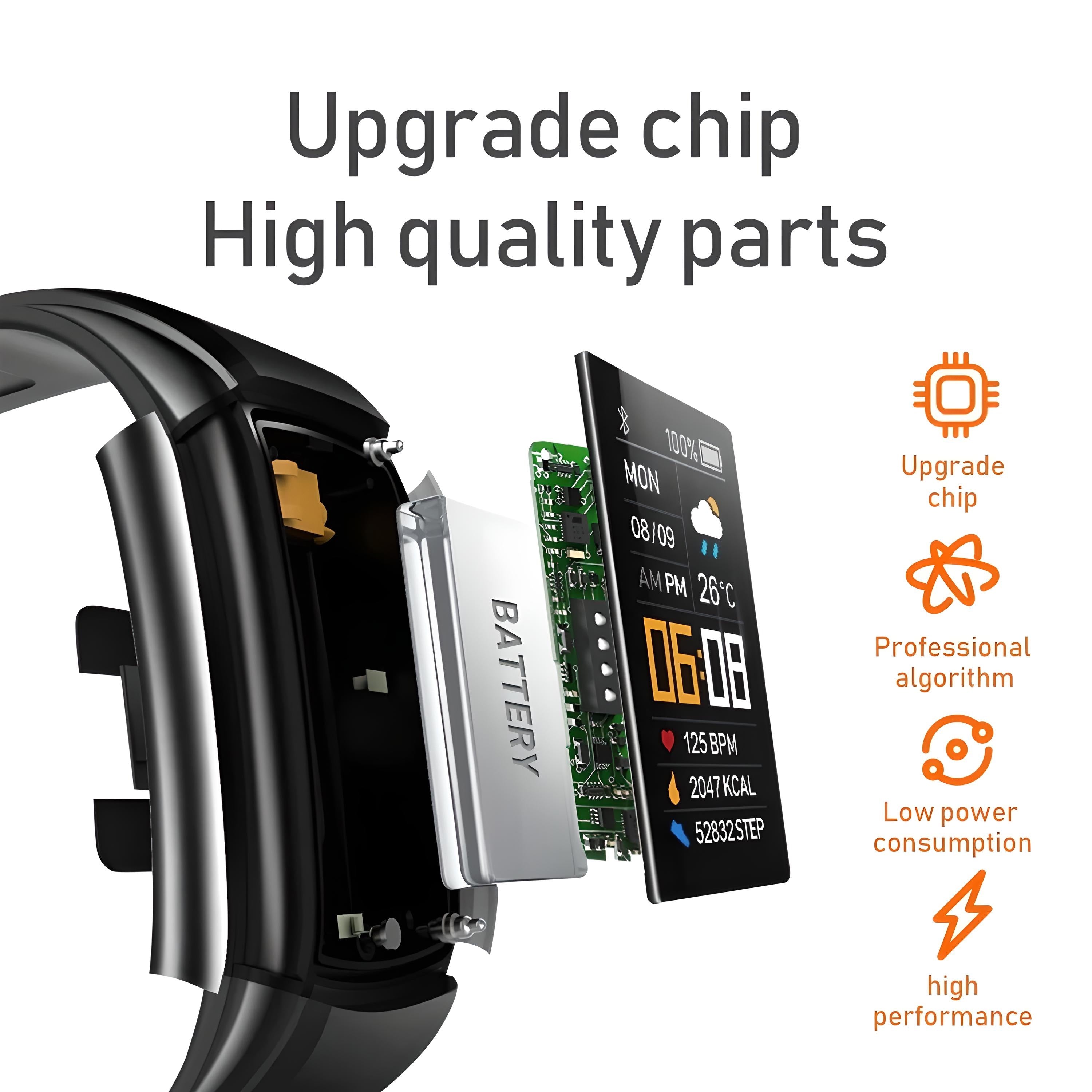 C5S Smart Fitness Tracker Watch – Waterproof Activity Band - COOLCrown Store