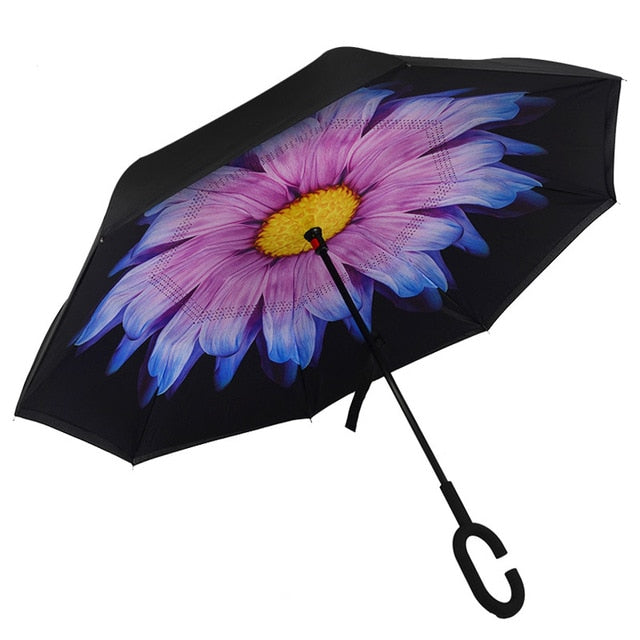 Reverse Double Layer Inverted Umbrella - COOLCrown Store