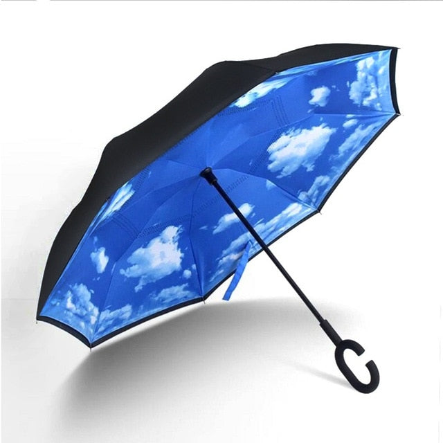 Reverse Double Layer Inverted Umbrella - COOLCrown Store