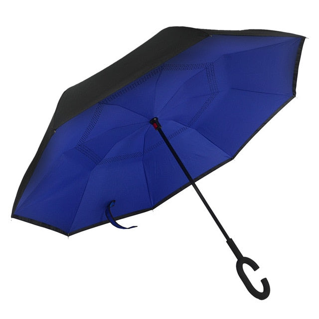 Reverse Double Layer Inverted Umbrella - COOLCrown Store