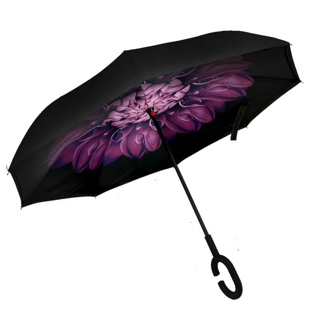 Reverse Double Layer Inverted Umbrella - COOLCrown Store