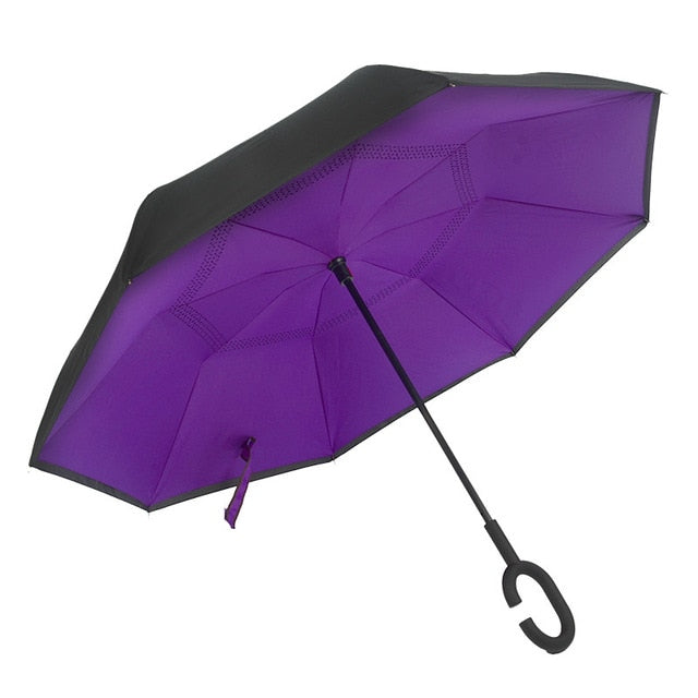 Reverse Double Layer Inverted Umbrella - COOLCrown Store