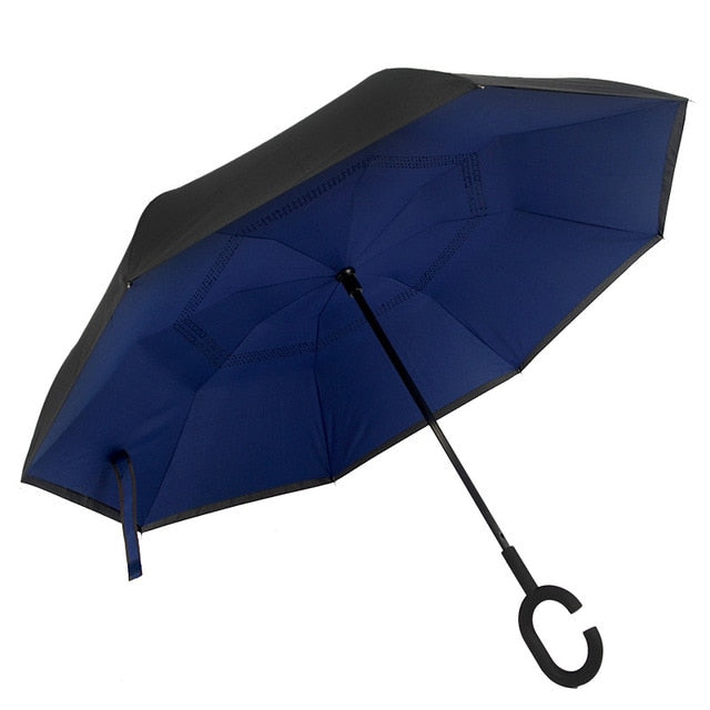 Reverse Double Layer Inverted Umbrella - COOLCrown Store