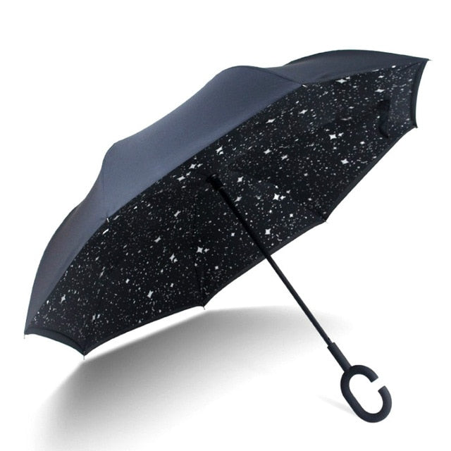 Reverse Double Layer Inverted Umbrella - COOLCrown Store