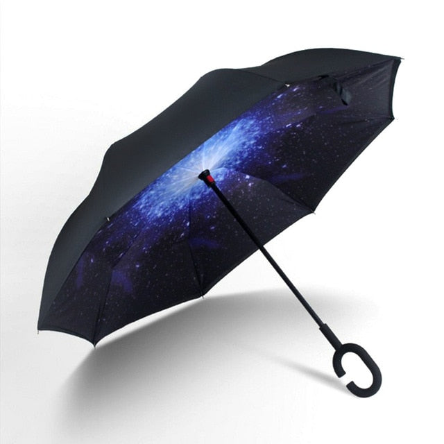 Reverse Double Layer Inverted Umbrella - COOLCrown Store