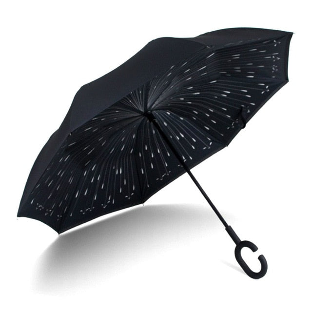 Reverse Double Layer Inverted Umbrella - COOLCrown Store