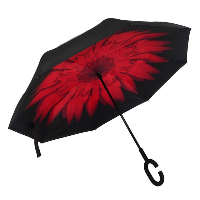 Reverse Double Layer Inverted Umbrella - COOLCrown Store