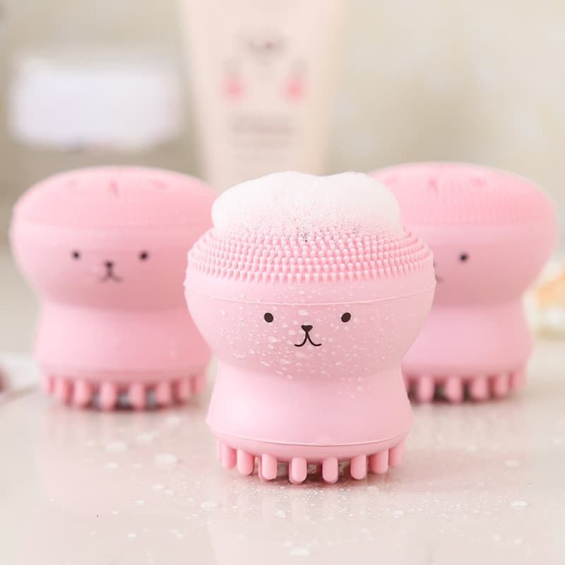 Octopus Shape Pore Cleaner Exfoliating Face Scrub Brush - COOLCrown Store