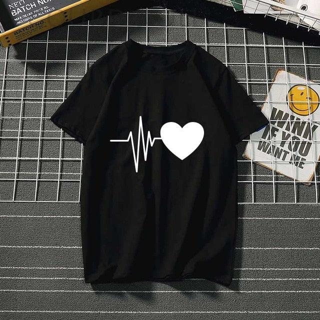 Women Love T shirt - COOLCrown Store