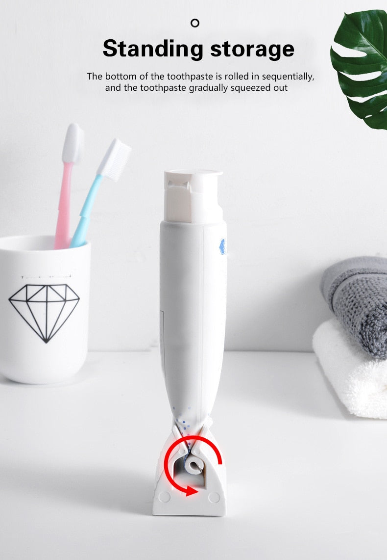 2pcs Toothpaste Squeezer and Facial Cleanser Press Holder - COOLCrown Store