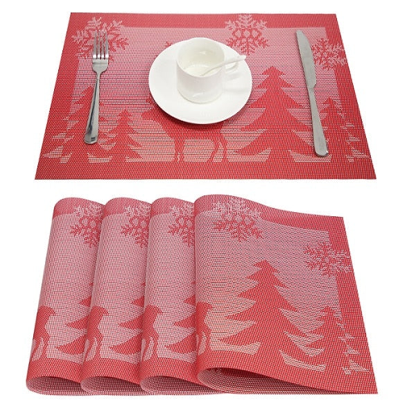 PVC Washable Placemats for Dining Table - COOLCrown Store