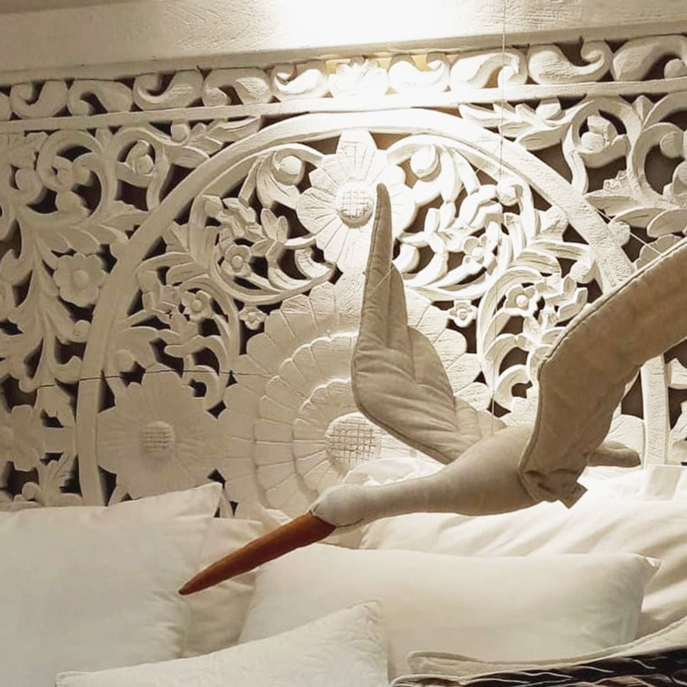 Cotton Line Wall Hanging Plush Stuffed Swan - COOLCrown Store