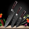 Chef Knife Laser Damascus Japanese Kitchen Utility Knives Set - COOLCrown Store