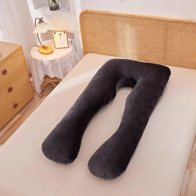 U-Shaped Pregnancy Pillow – Full Body Maternity Support for Back & Belly Sleep - COOLCrown Store
