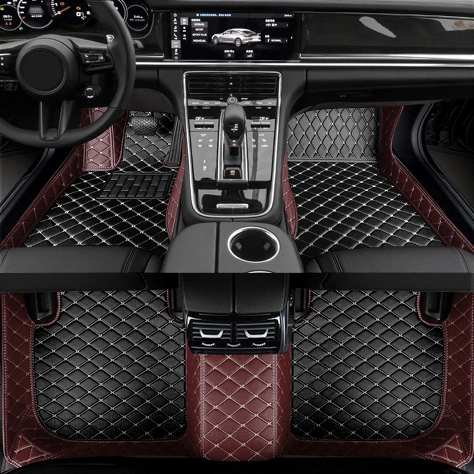 Premium Custom Luxury Car Floor Mat - Full Set - All cars - COOLCrown Store