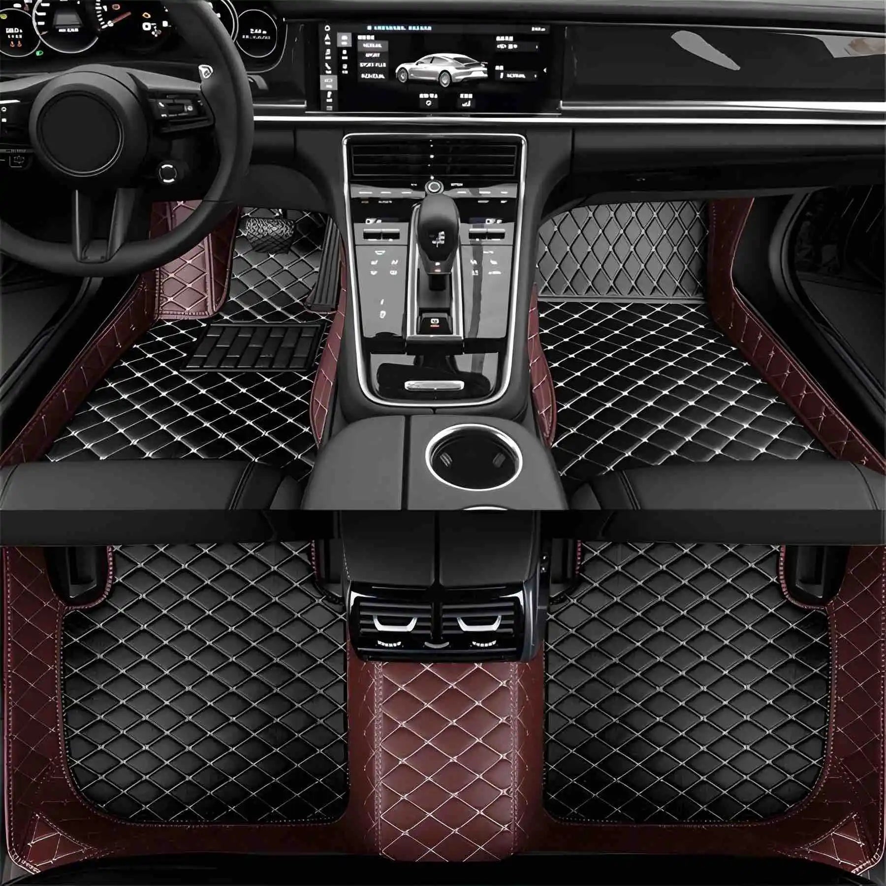 Premium Custom Luxury Car Floor Mats – Waterproof, Full Set for All Car Models