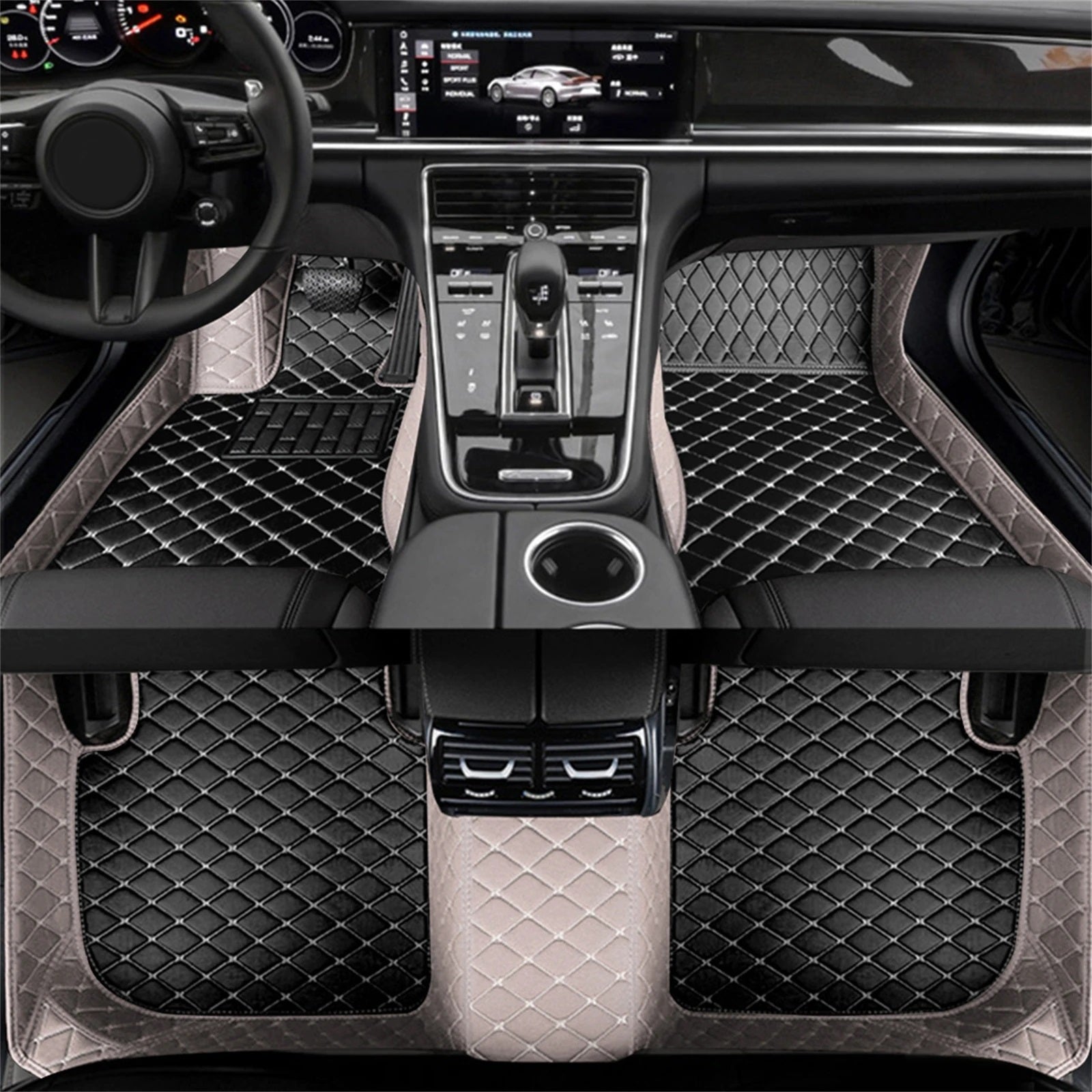 Premium Custom Luxury Car Floor Mat - Full Set - All cars - COOLCrown Store