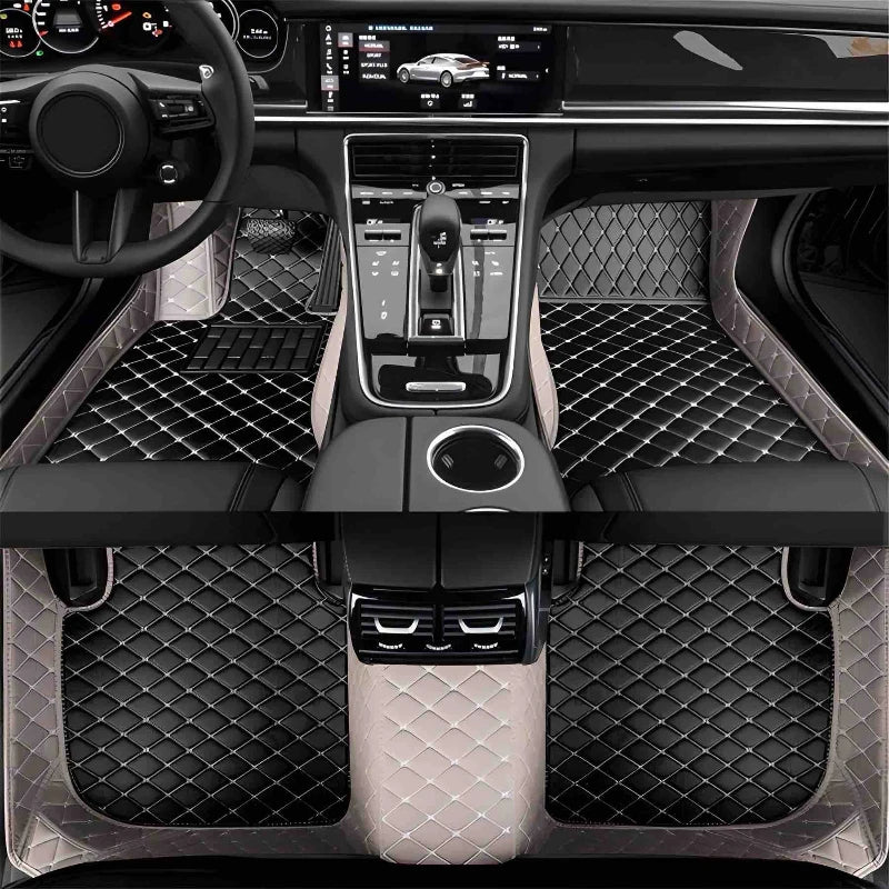 Premium Custom Luxury Car Floor Mats – Waterproof, Full Set for All Car Models - COOLCrown Store