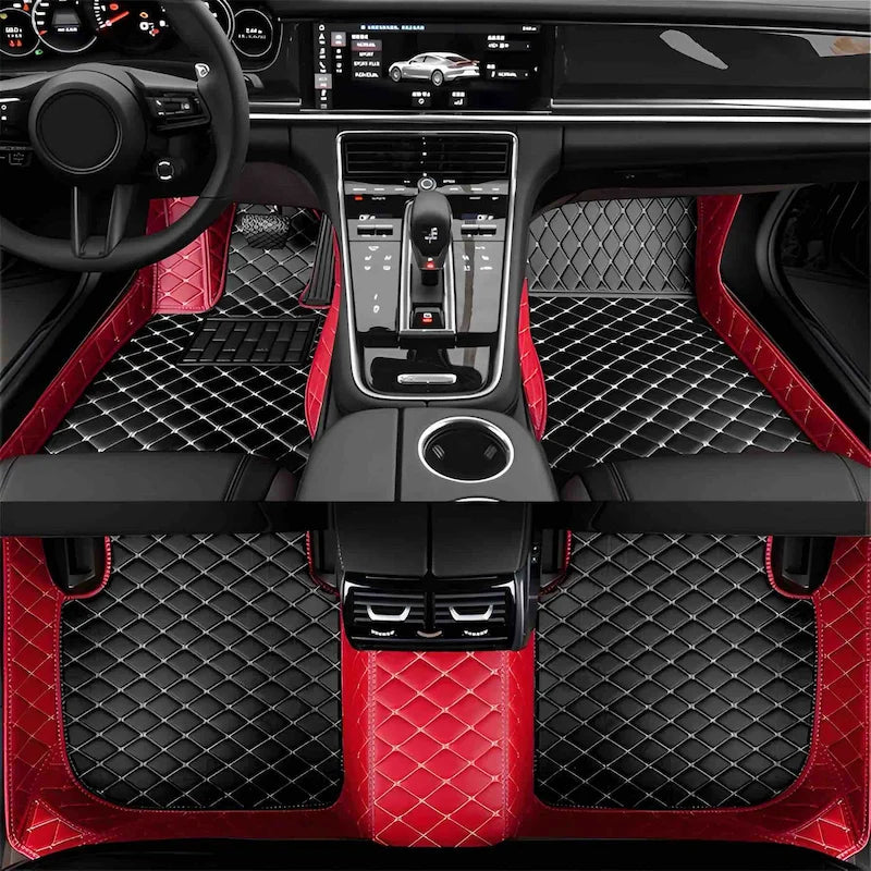 Premium Custom Luxury Car Floor Mats – Waterproof, Full Set for All Car Models - COOLCrown Store