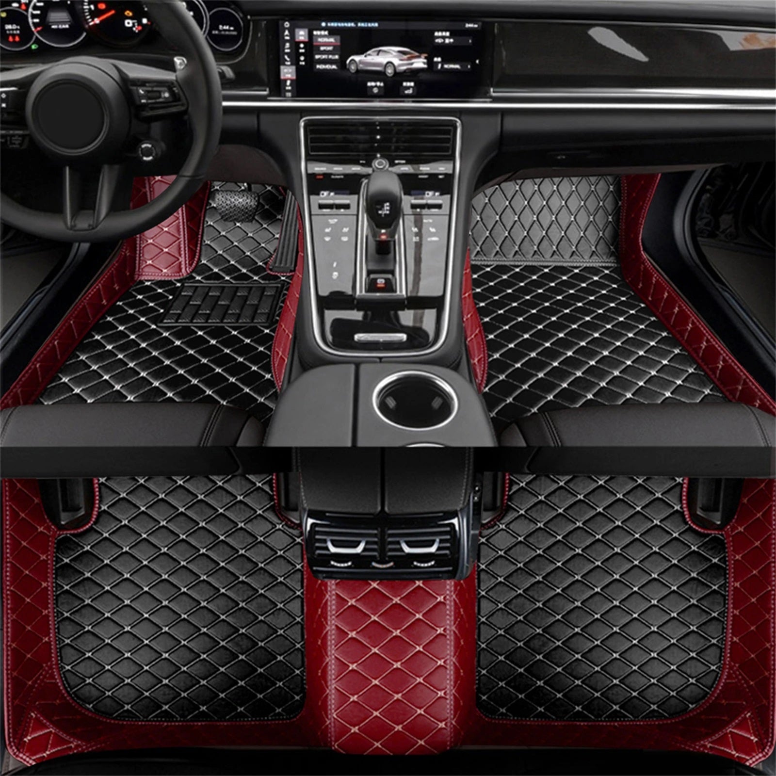 Premium Custom Luxury Car Floor Mat - Full Set - All cars - COOLCrown Store