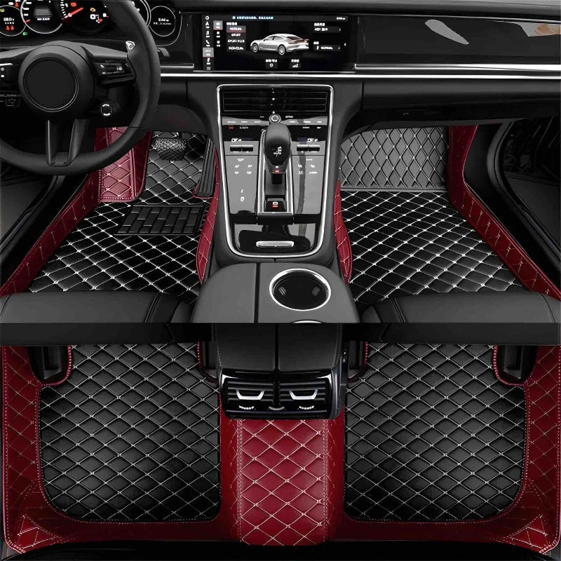 Premium Custom Luxury Car Floor Mats – Waterproof, Full Set for All Car Models - COOLCrown Store