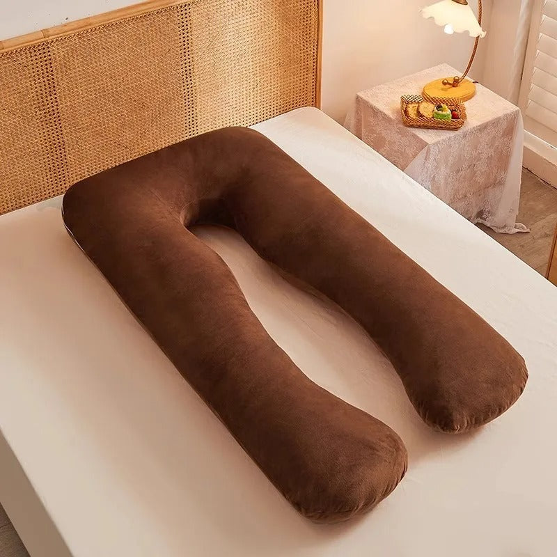 U-Shaped Pregnancy Pillow – Full Body Maternity Support for Back & Belly Sleep - COOLCrown Store