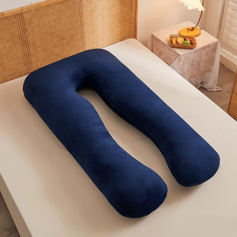 U-Shaped Pregnancy Pillow – Full Body Maternity Support for Back & Belly Sleep - COOLCrown Store