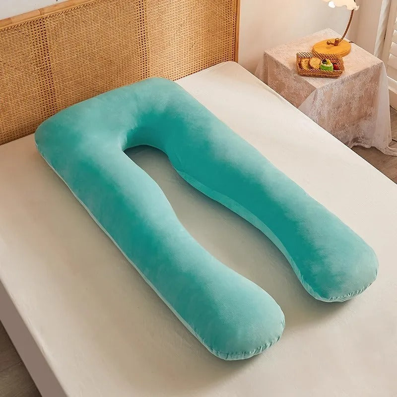 U-Shaped Pregnancy Pillow – Full Body Maternity Support for Back & Belly Sleep - COOLCrown Store