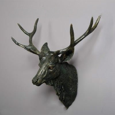 Faux Deer Head Wall Decor