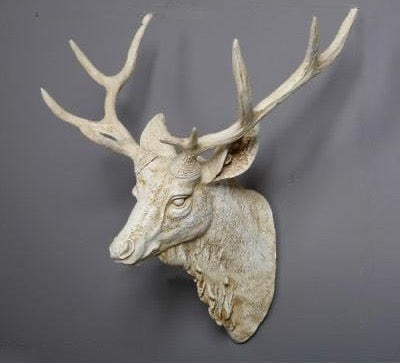 Faux Deer Head Wall Decor