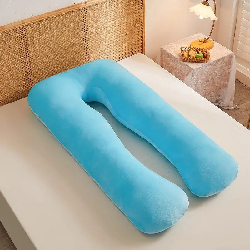 U-Shaped Pregnancy Pillow – Full Body Maternity Support for Back & Belly Sleep - COOLCrown Store